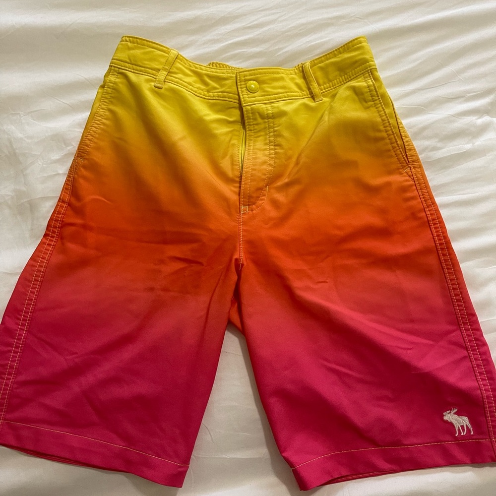 Abercrombie kids pool to playground shorts